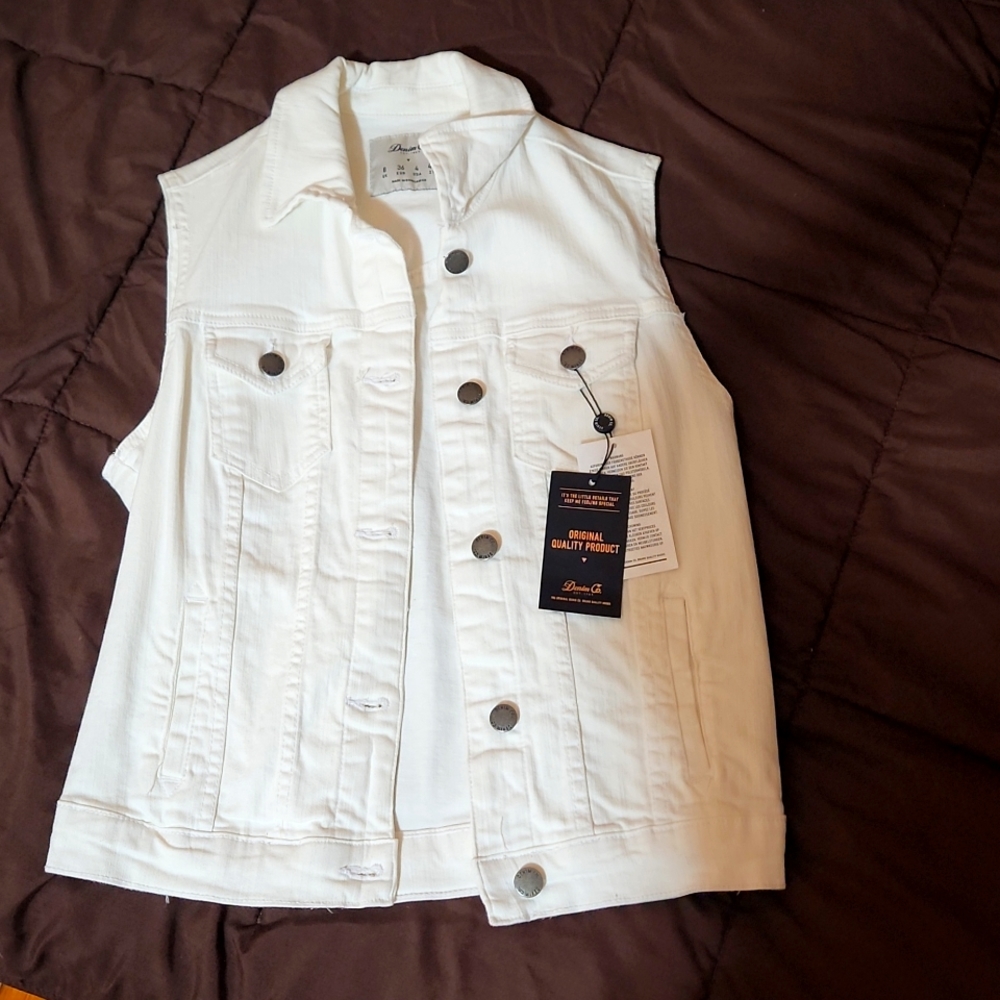 Denim Co White vest